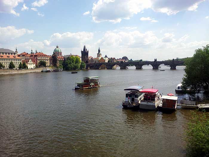 Vltava river Prague